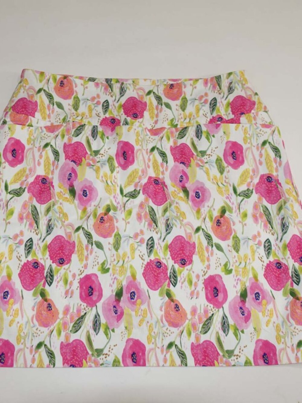 Charlie Paige Women's Floral Print Skort Size Large NWT Inner Shorts Skirt L